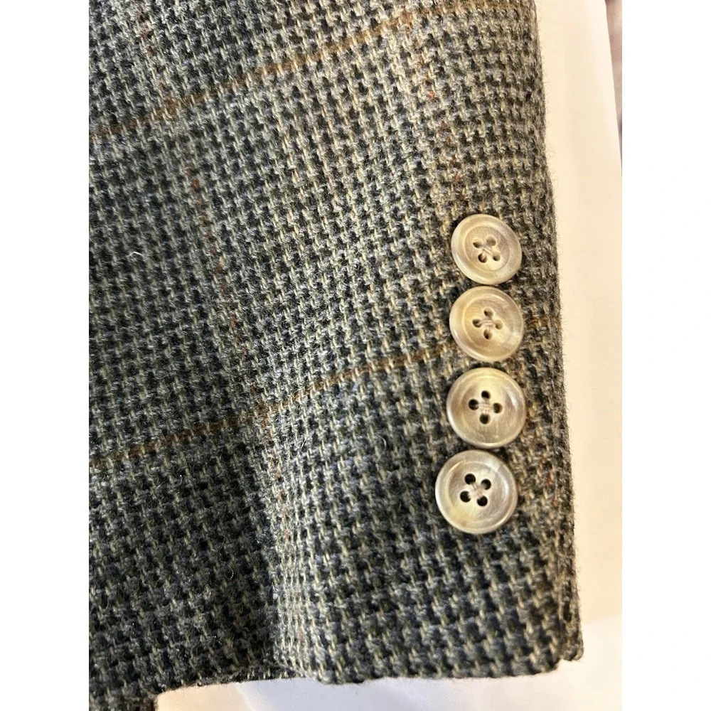 43Long Tweed Men's Black, Gray & Brown Blazer by Davidsons‎